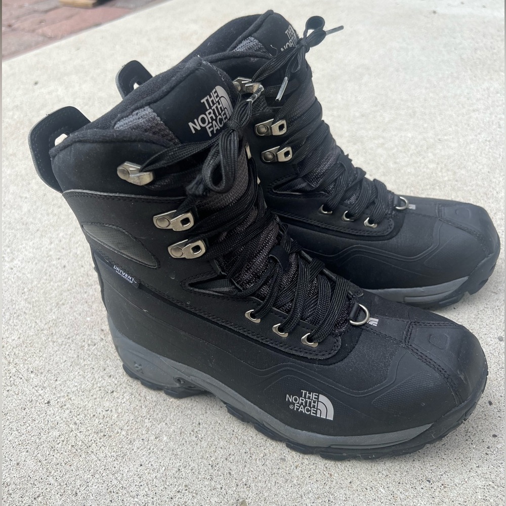 The North Face Men's Flow Chute Insulated Boot,Black/Pewter Size 8